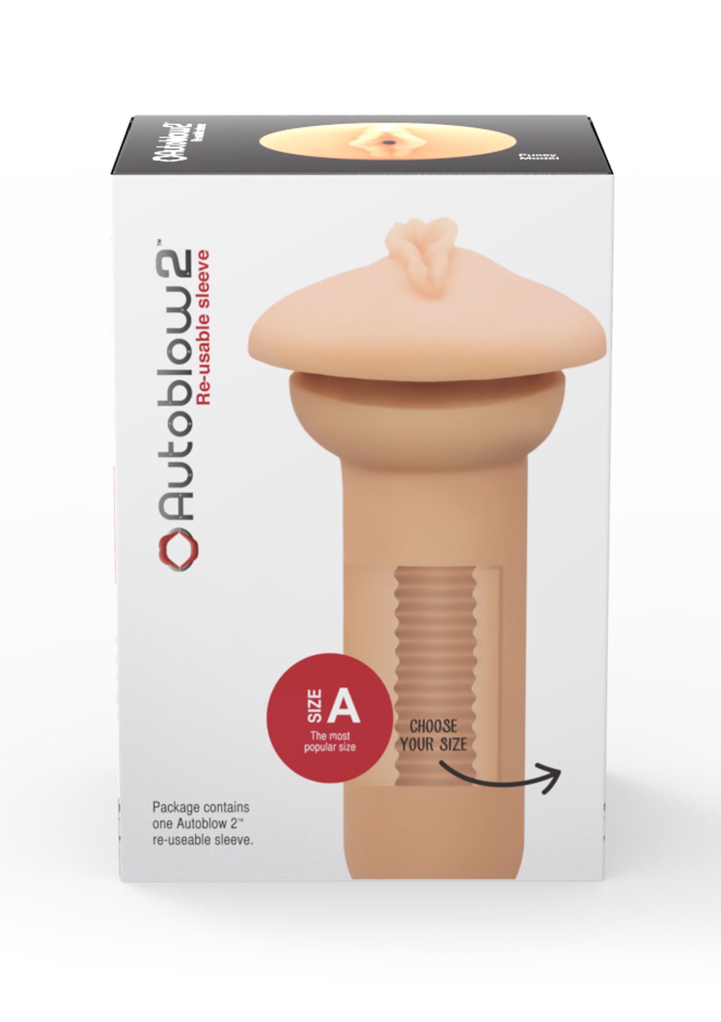 Autoblow 2+ Vagina Sleeve A Light skin tone - Masturbators